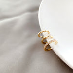 Moona Cuffs Gold Earrings