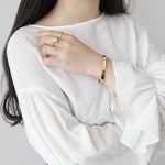 Nala Gold Bangle Bracelet