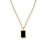 Leah Black Pendant Necklace