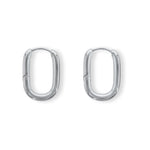 Reema Silver Hoop Earrings