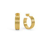 Isabelle Gold Hoop Earrings