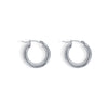 Alora Silver Hoop Earrings