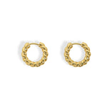 Deena Gold Mini Hoop Earrings